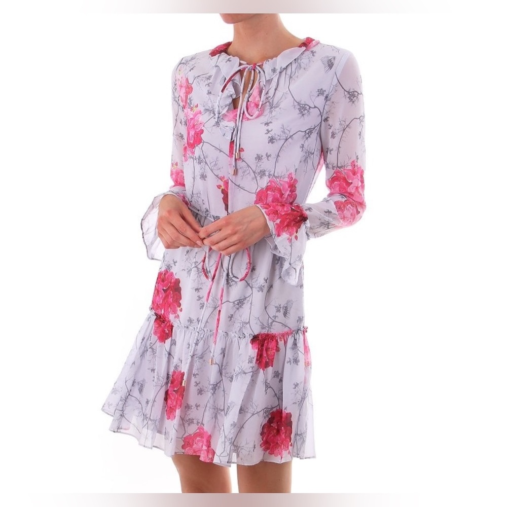🎉Host Pick🎉 Ted Baker Babylon Ruffle Floral Dress – Size 4, Excellent Condition - Picture 6 of 7